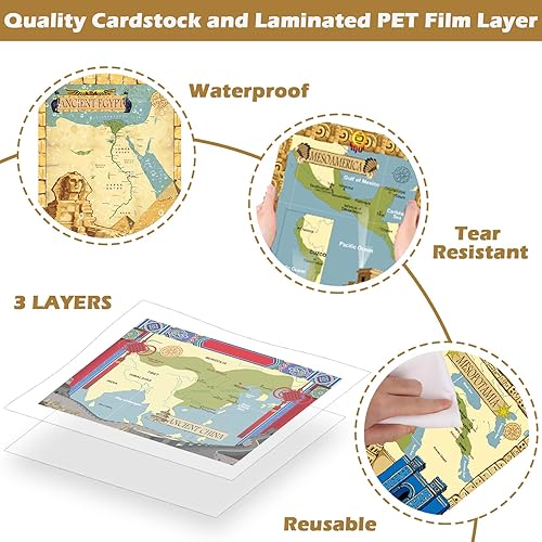 Miniatura 3 de Póster de civilizaciones antiguas para aprendizaje en el aula de estudios sociales - Decoración educativa para escuela primaria, media y secundaria