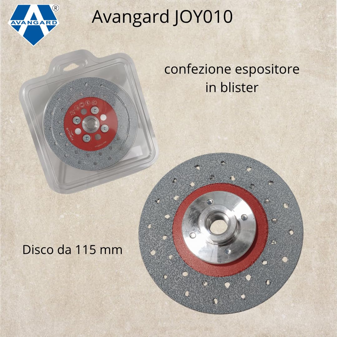 AVANGARD Disco diamantato jolly da 115 mm articolo JOY010 per taglio a 45°
