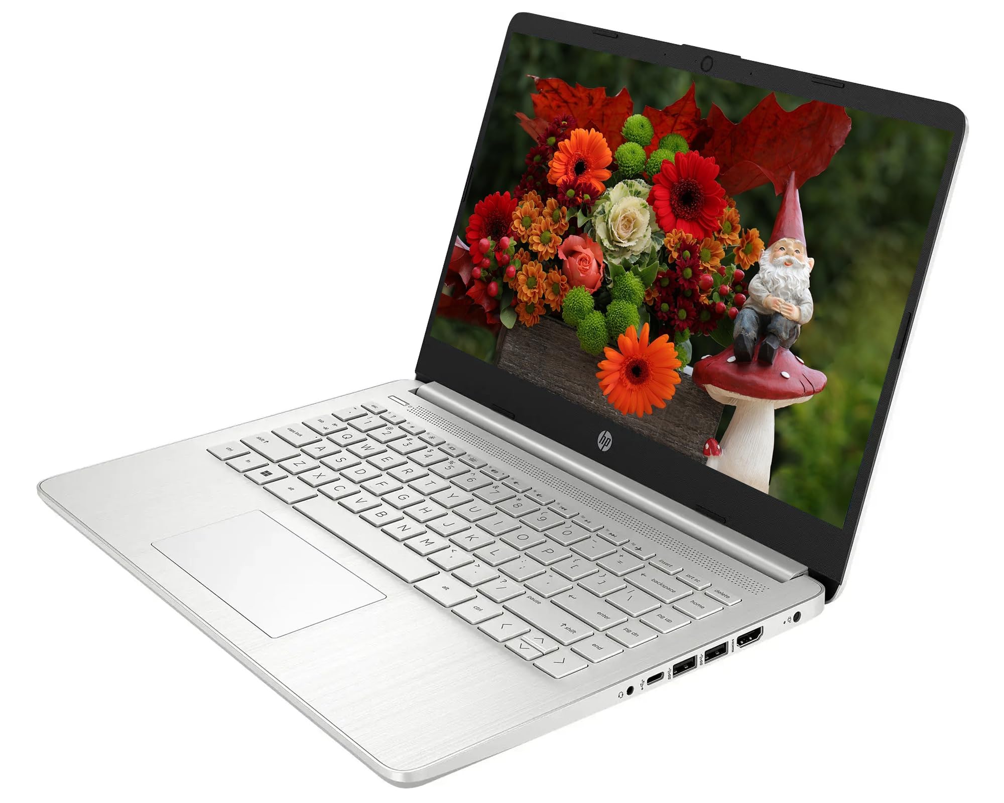 HP AI-Powered 14" HD Laptop with Microsoft Office and 1TB Cloud Storage Included for 1-Year| 16GB RAM| 128GB SSD & 128GB Portable SSD| Intel 4-Core CPU| Webcam| Ultra Portable |Windows 11| RK Bundle