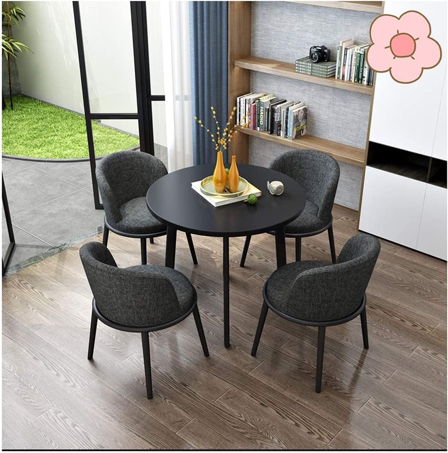 Conference Reception Room Coffee Table with Chair, Round