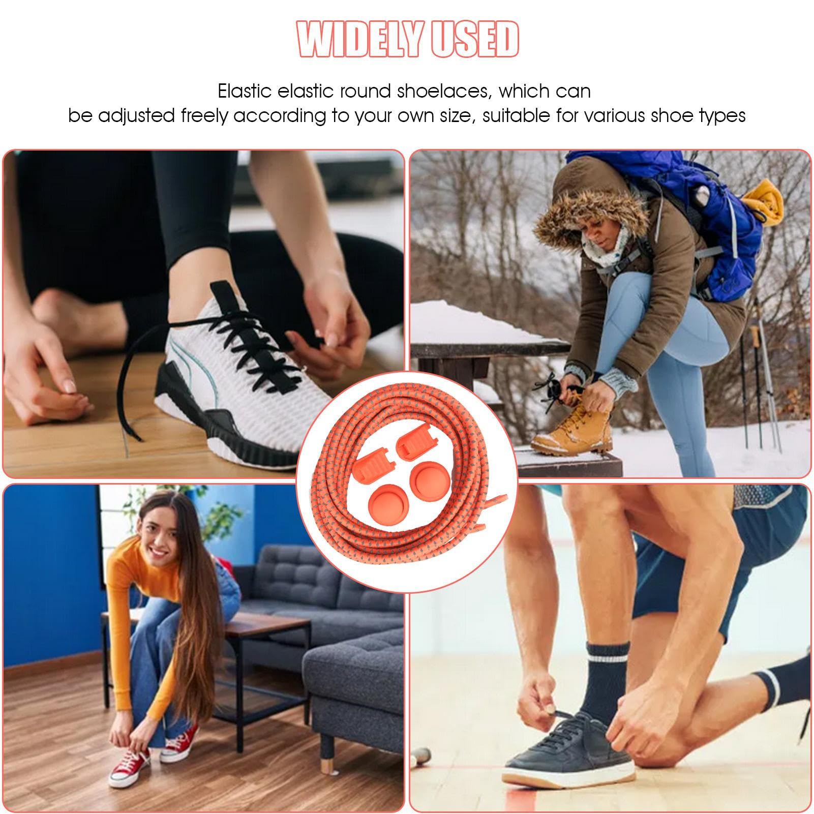5 Pares De Cordones Elásticos Perezosos Para Niños