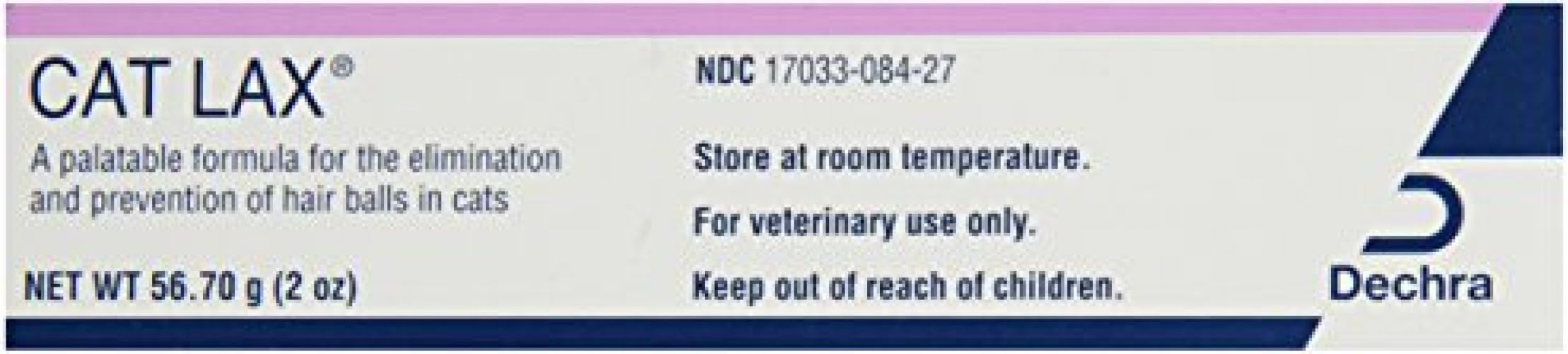 3 Pack Dechra Cat Lax Cat Hairball Remedies, 2Ounce (Pack