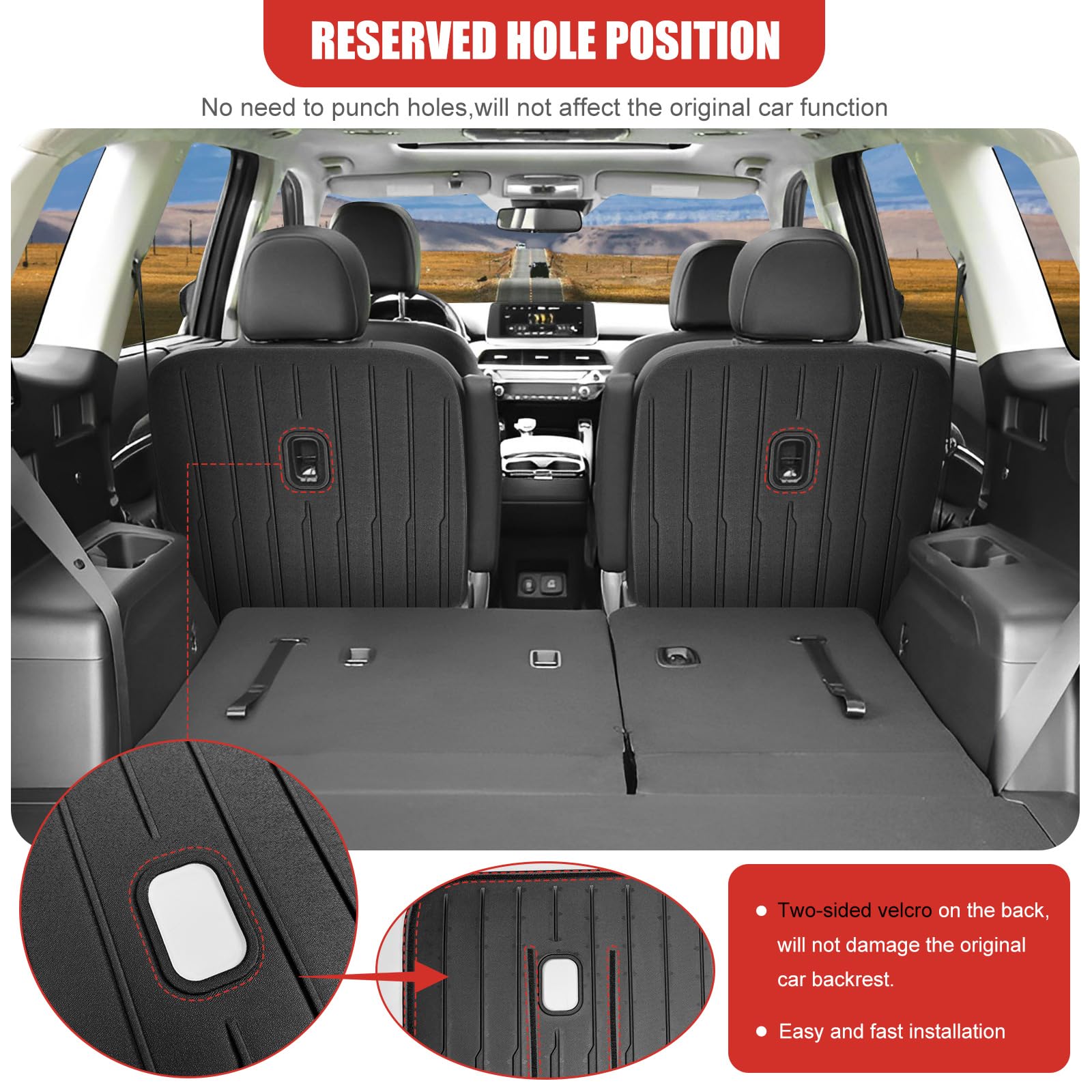 Utiiy Seat Back Cover 2 Nd Row Fit For 2020-2024 Kia - View #3