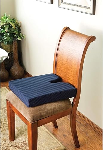 Miniatura 3 de Carex Cojín de espuma viscoelástica para asiento de coxis, cojín para aliviar el dolor de coxis, almohada de ciática para sentarse y aliviar el dolor