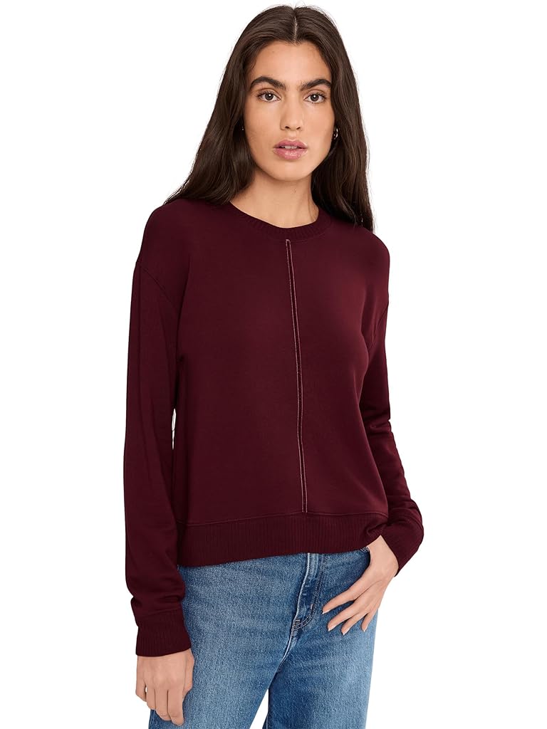 Red Splendid Supersoft Trim Pullover