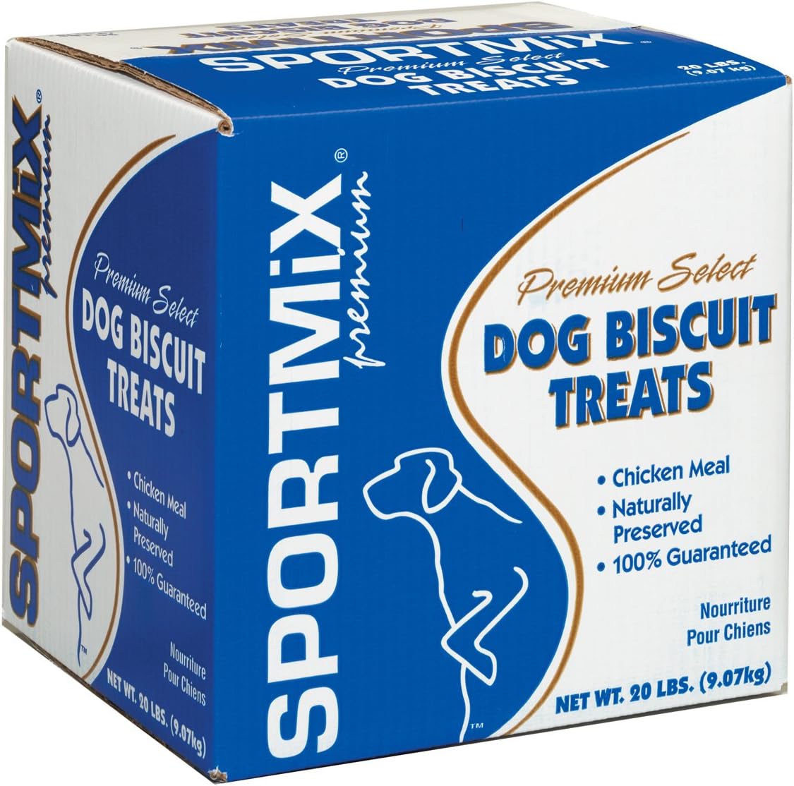 Sportmix Wholesomes Medium Variety Grain Free Dog Biscuit Treats, 20 Lb.