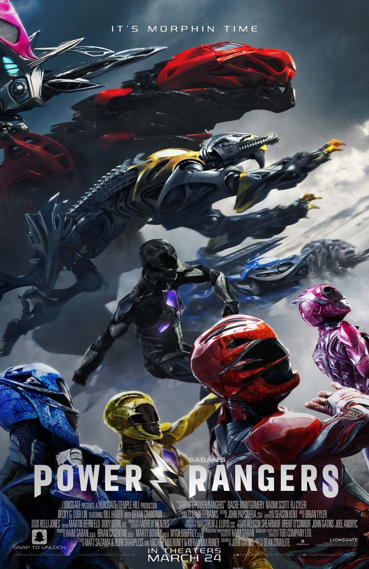 Movie Poster POWER RANGERS 1 Sided ORIGINAL FINAL 27x40