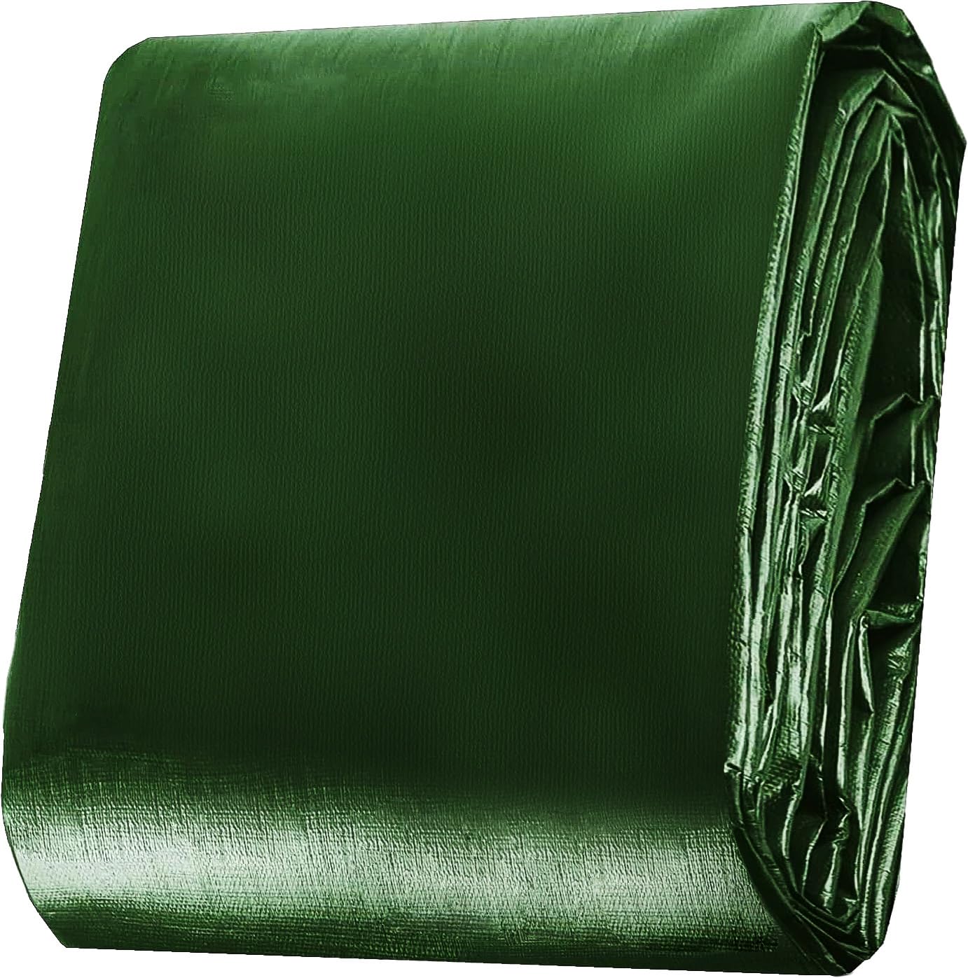 Multifunctional Waterproof Tarp-Green Outdoor Protective Cover with Metal Grommets and Reinforced Edges,Waterproof Tarps for Pool,Cars,Camping,Garden.