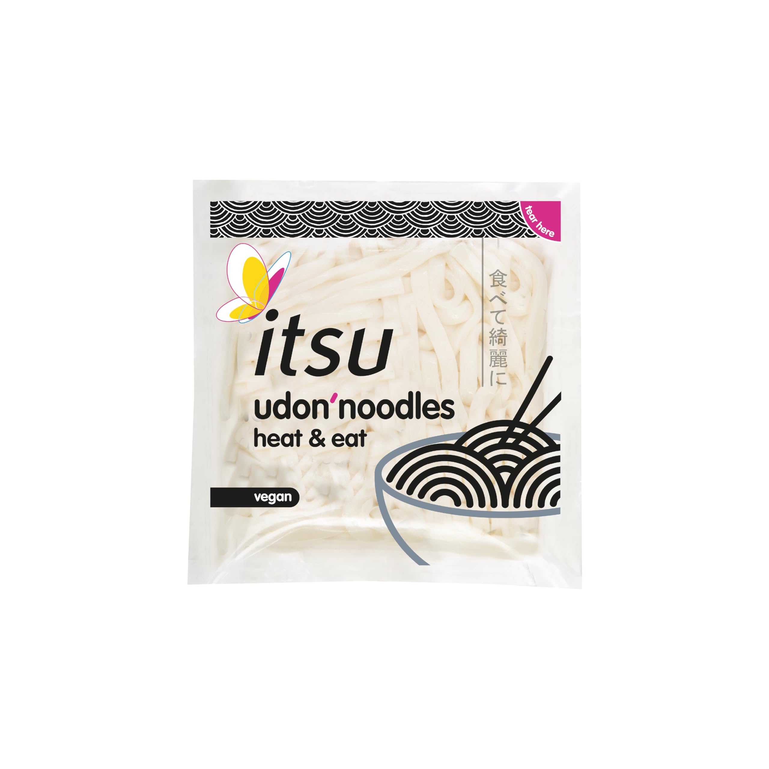 itsu Udon Nudeln 150g | Japanische Weizennudeln | Restaurantqualität | 15 Stück