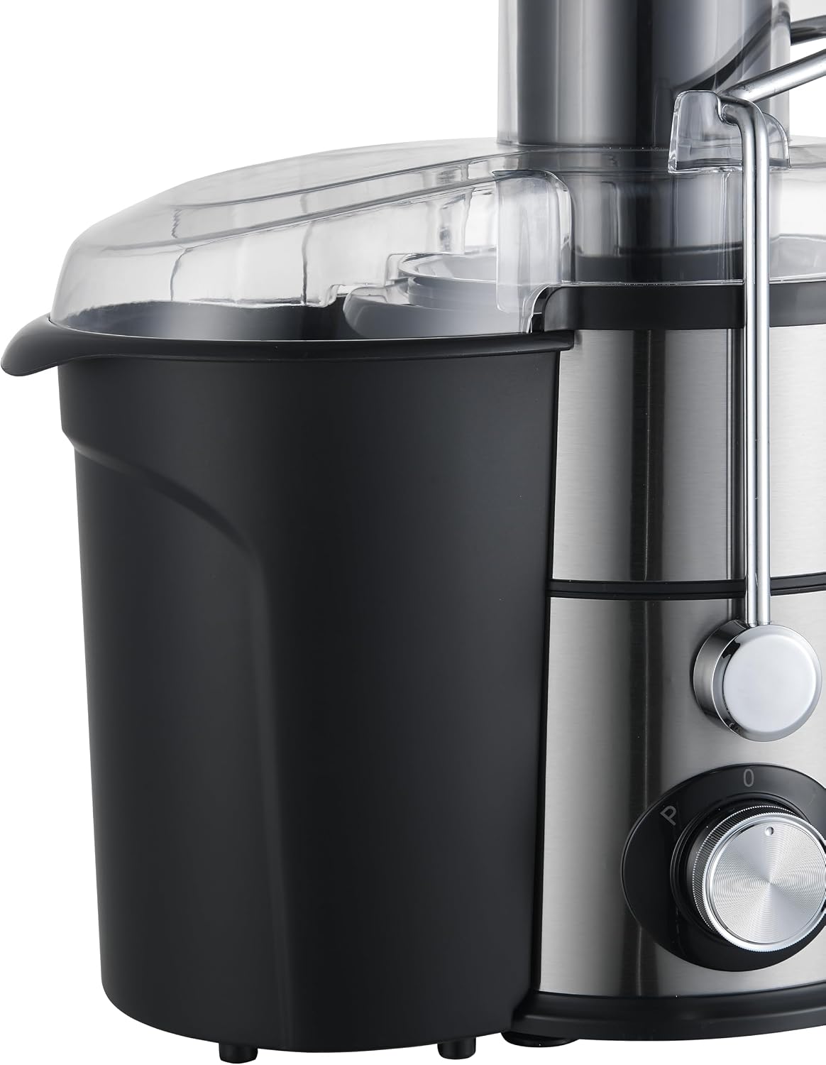 OlymStore Juicer Machines,Stainless Steel 2-Speed Mechanical Juicer with 2.5L pulp collector,Extractor Max Power 1100W with High Juice Yield for Whole Vegetables and Fruits