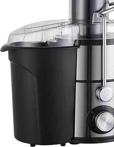 Miniatura 5 de Exprimidor eléctrico de 50 onzas, exprimidor eléctrico de cítricos, extractor centrífugo de 1200 W con boca ancha, máquina exprimidora eléctrica