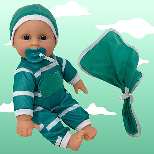 Miniatura 2 de The New York Doll Collection Muñeca de bebé de cuerpo suave de 11 pulgadas en caja de regalo, juguete de muñeca de bebé de 11 pulgadas para niños,