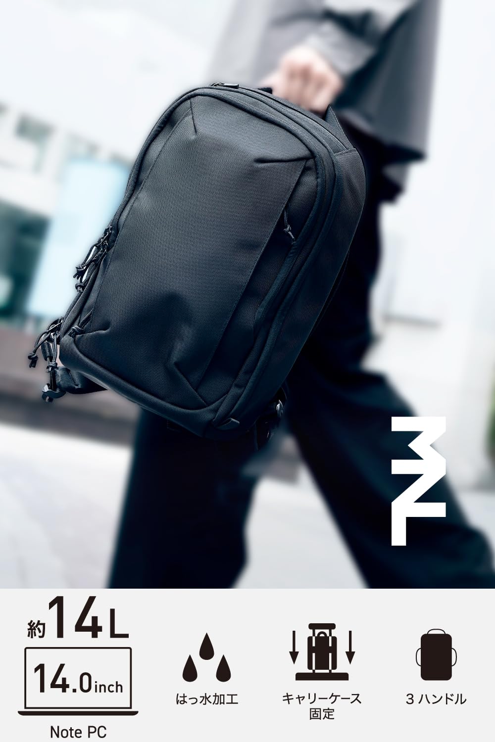Amazon.co.jp: Elecom BM-MNLBP05BK MNL CITY PACK Lite CORDURA