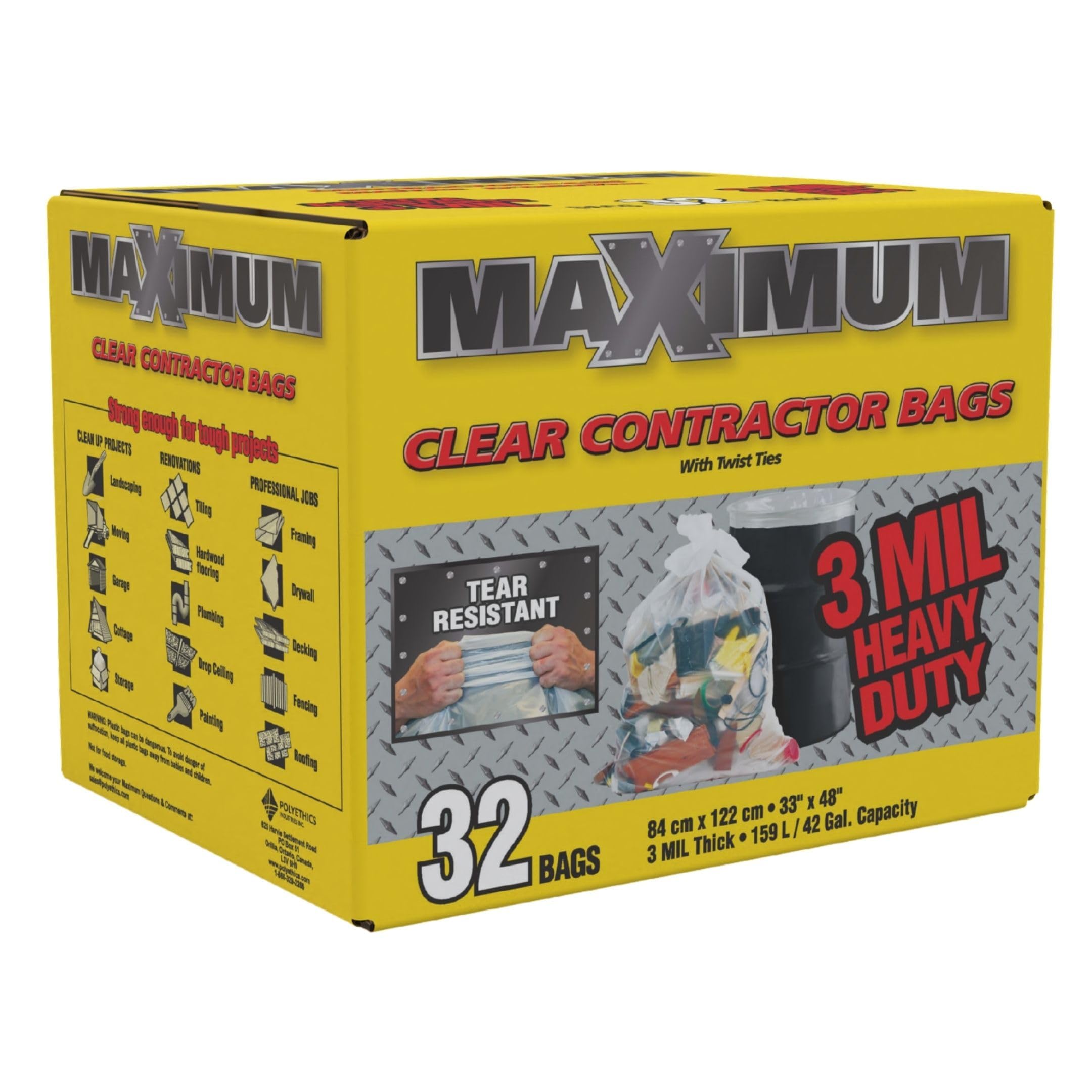 Maximum Heavy Duty Garbage Bags