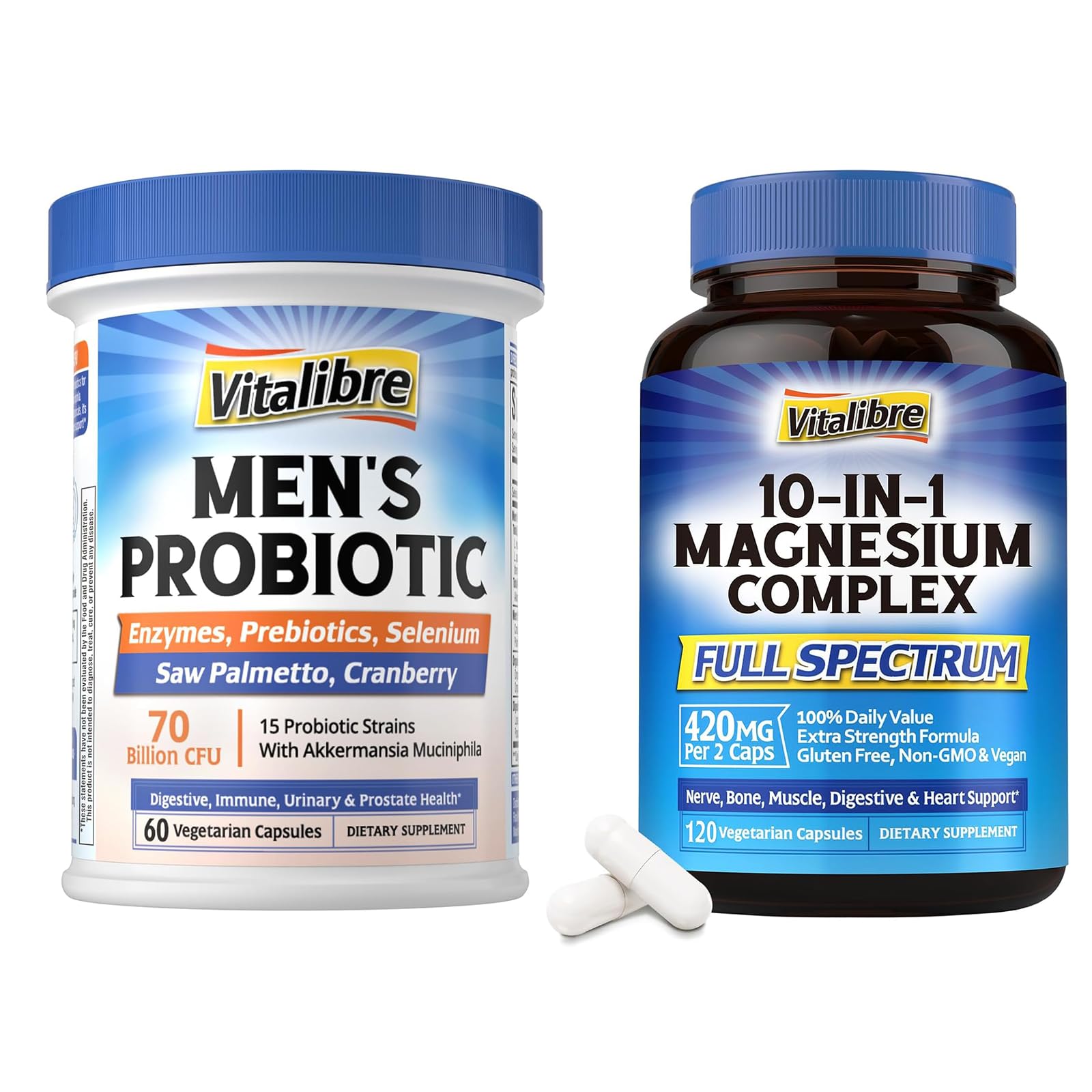 Amazon.com: 10 in 1 Magnesium Complex, 120 Vegan Capsules