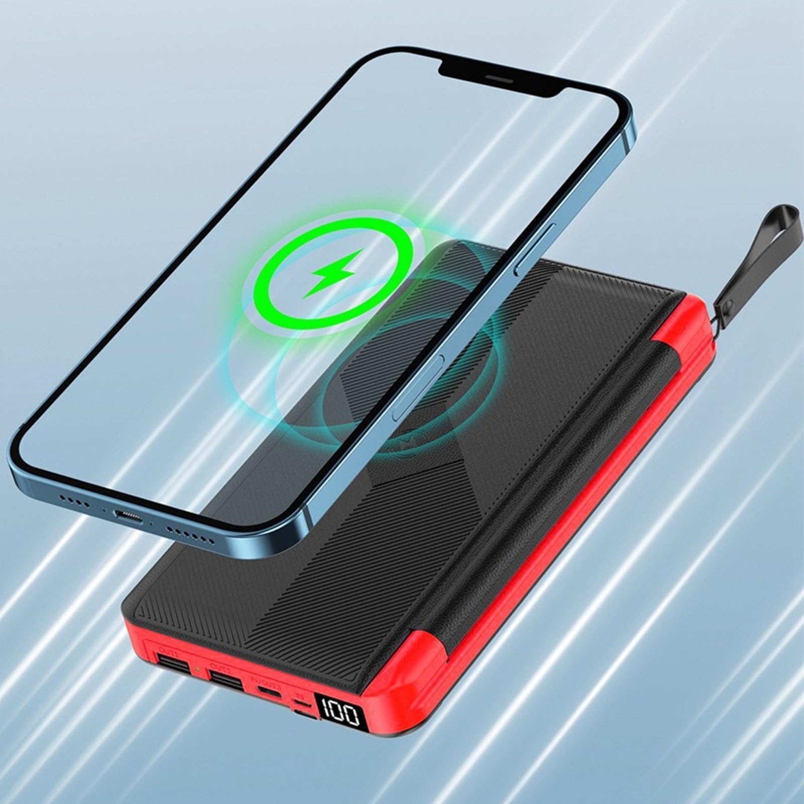 Marhynchus Caricabatterie Solare con Capacità 10000mAh, Pannello