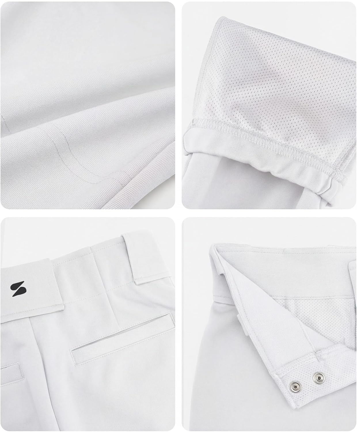 Stelle Girls Softball Pants Kids Baseball Knickers Knee-High Pants with Pockets for Youth Boys Tee Ball & Fastpitch Style - Image 4