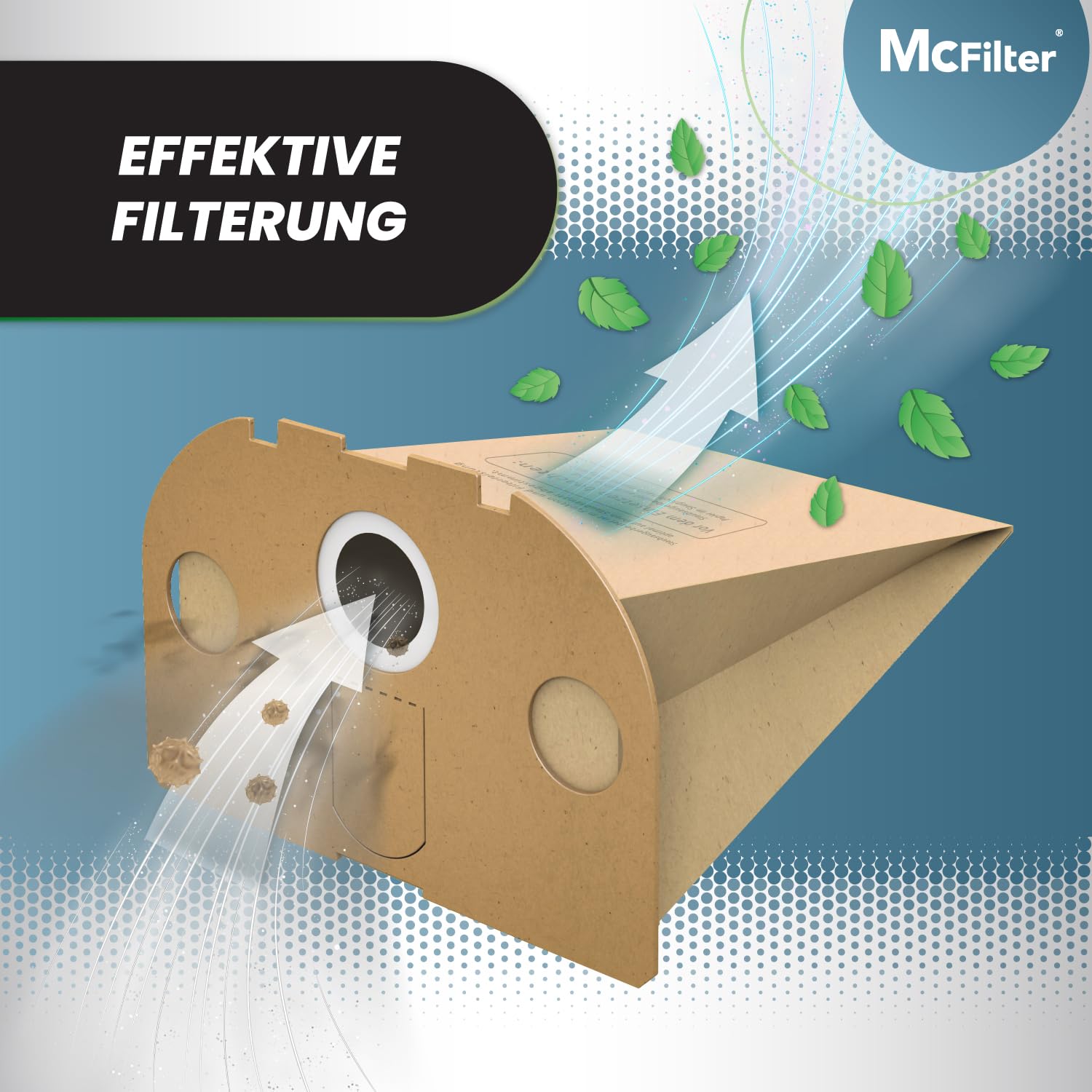 Set 20 Sacchetti Carta Per Aspirapolvere Folletto Vorwerk Tiger VT250, VT251, VT252, + 2 Filtri Aria E 2 Filtri Motore