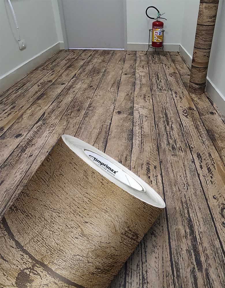 Adesivo para Chão Texturizado Tábua