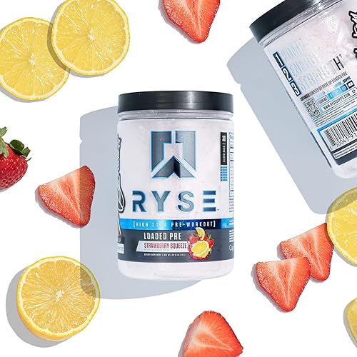 Miniatura 5 de Ryse Loaded - Suplemento en polvo para antes del entrenamiento para hombres y mujeres  Bombas, energía, enfoque  Beta alanina + citrulina  390 mg de