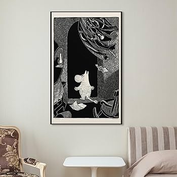 Amazon.co.jp: ムトポスターイラストアートトーベヤンソンポスター