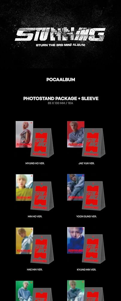 Amazon.com: 8TURN STUNNIN 3rd Mini Album Contents+Photocard+
