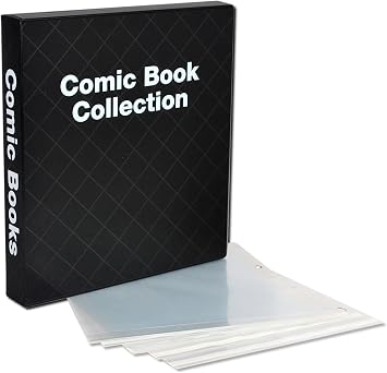 UniKeep Comic Book Collection Storage Case/Binder Black