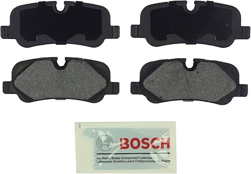 BOSCH BE1099 - Juego de pastillas de freno de disco semimetálicas azules, compatible con Land Rover LR3, LR4, Range Rover, Range Rover Sport TRASERAS