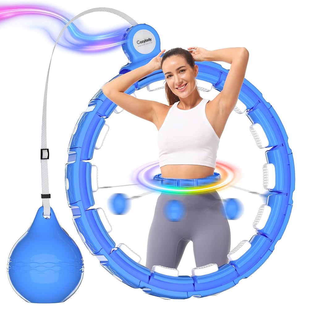 Amazon.com: Cozylady Weighted Infinity Hoop with Color