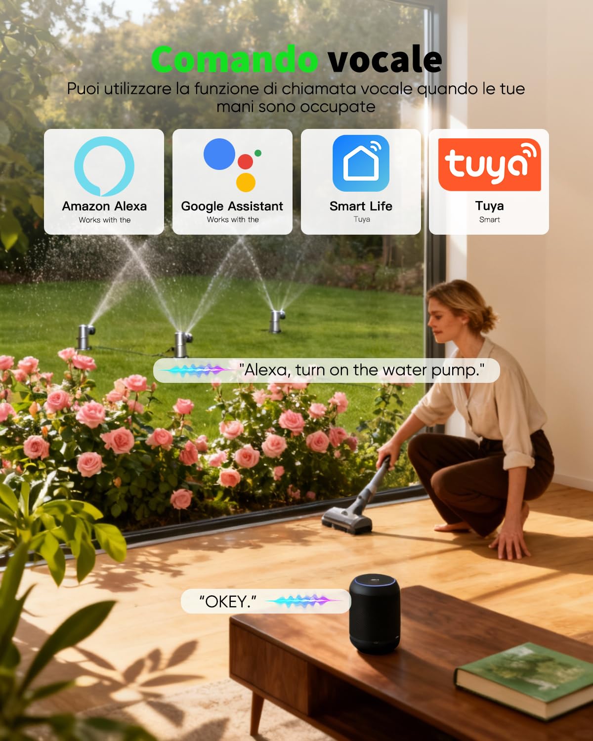 GreenSun Presa Smart Esterna - Presa Smart WiFi Outdoor Presa Intelligente Alexa Smart Life App WIFI Presa Intelligente WiFi Presa con Misura del Consumo Energetico 16A 4PC | La presa Wi-Fi IP44 misura il consumo, offre timer e orari e può essere controll