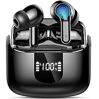 Ordtop Cuffie Bluetooth, Auricolari Bluetooth 5.4 con 4 HD ENC Cancellazione Rumore Mics