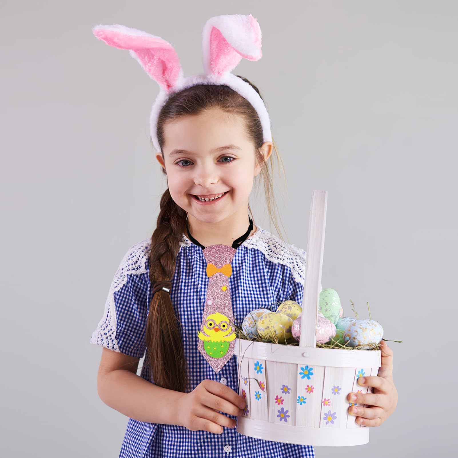 Holibanna Cute Easter Chicken Bow Tie Adjustable for Boys Girls Perfect for Parties Festivals and Stage Performances