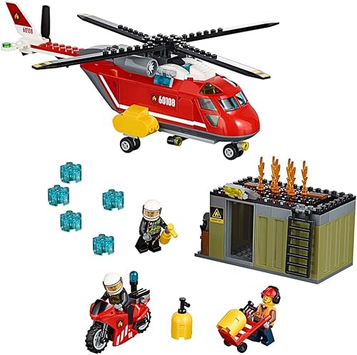 Juguete para niños de Unidad de respuesta de fuego de LEGO City 60108