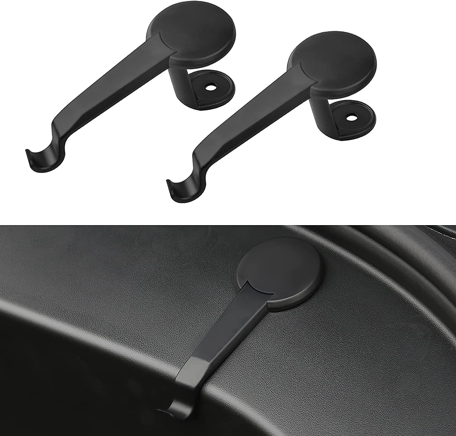 Top-Tech Frunk/Trunk Bolt Cover Front Hook Holding Clips for Tesla Model 3 (Frunk hook 2021)
