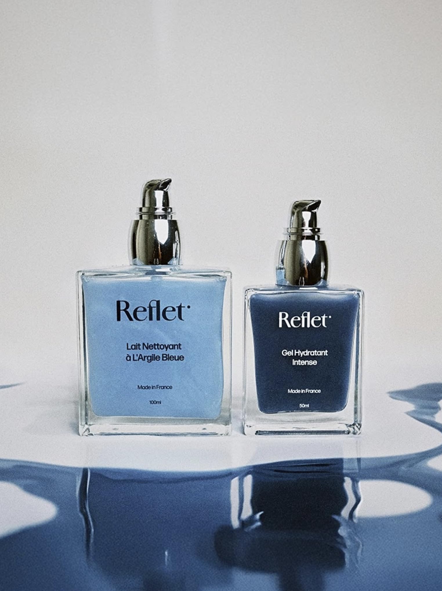 Reflet Cosmetique – Set Ritual Synergie Feuchtigkeitsspendend – Gesichtsreiniger + Feuchtigkeitscreme – 15 ml