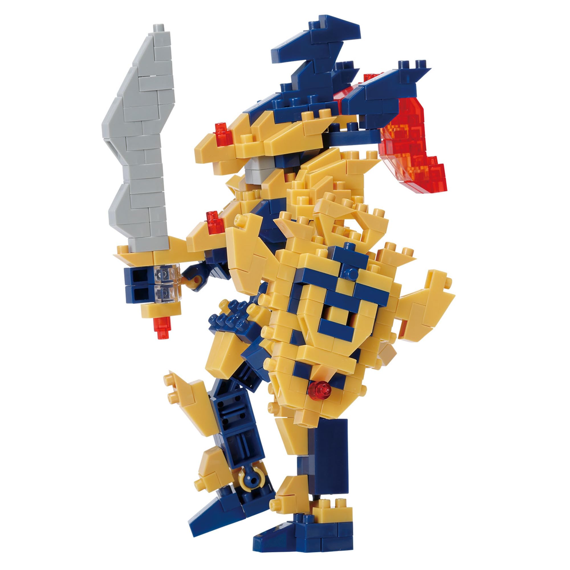 nanoblock Yu-Gi-Oh Black Luster Soldier Model Building Blocks Puzzles For Adults And Kids, 2.94 inches x 2.98 inches x 4.44 inches