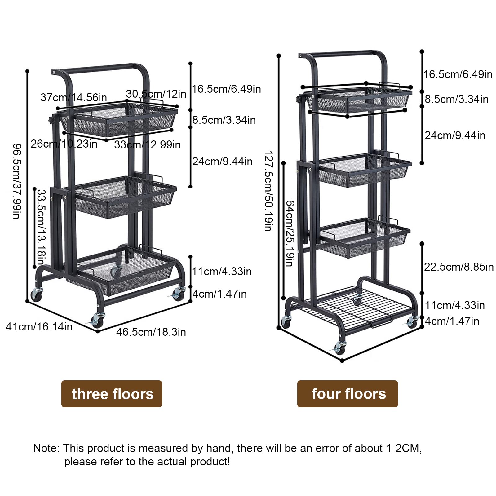 はなカート Amazon.co.jp: スリムなローリング収納カート、90°-180°折りたたみ可能
