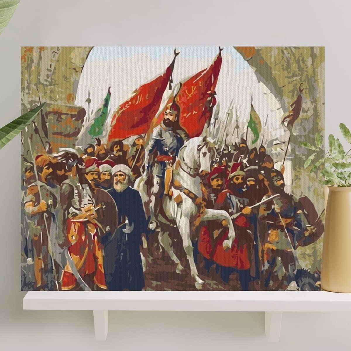 Sayılarla Boyama Tuval Seti 40x50 CM - İstanbul'un Fethi