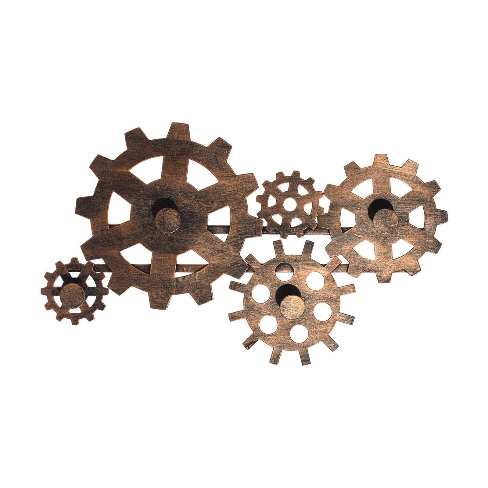 Jazuaiao Sturdy Iron Gear Hook for Entryway Storage and Home Decoration Stylish Gear Hanger