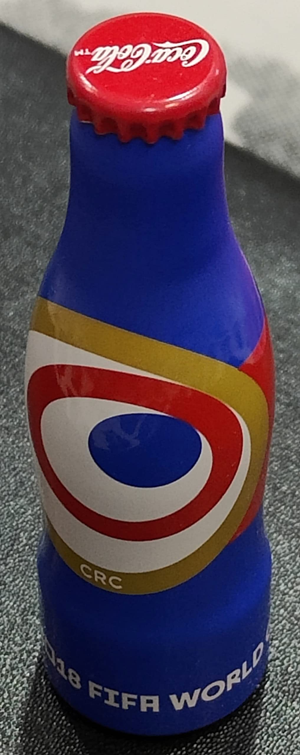 PHILAIMPEX,Mini COCA COLA Bottles Costa RICA - Russia Soccer Football World Cup 2018