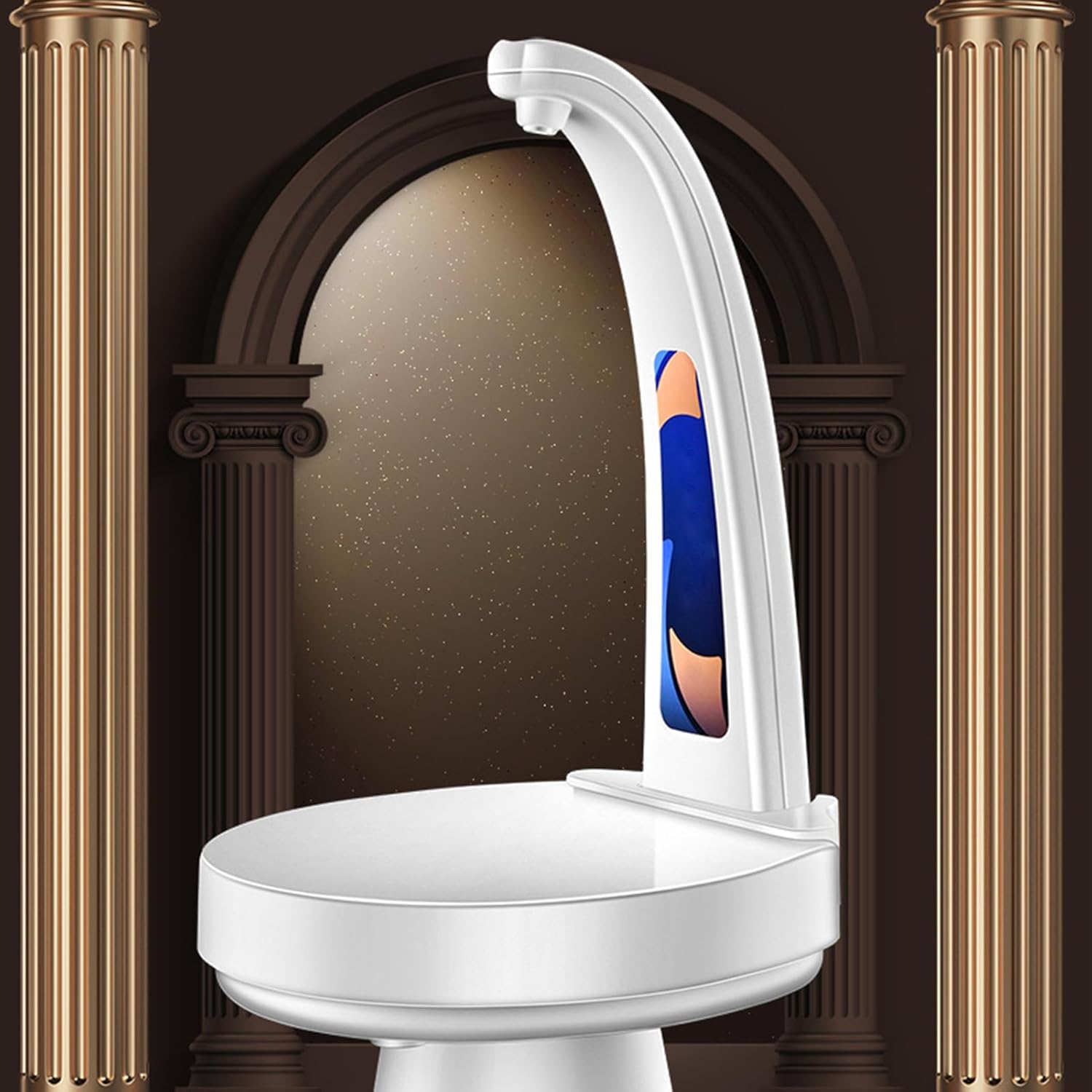 携帯型ウォーターディスペンサー,USB充電可能な自動給水口 - 水ボトル用ポンプ,オフィス、家庭、キッチン、寮、ホテル、キャンプ、ア