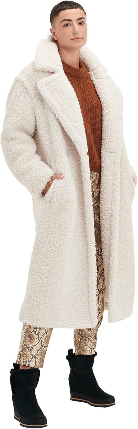 UGG Women's Gertrude Long Teddy Coat - Image 2