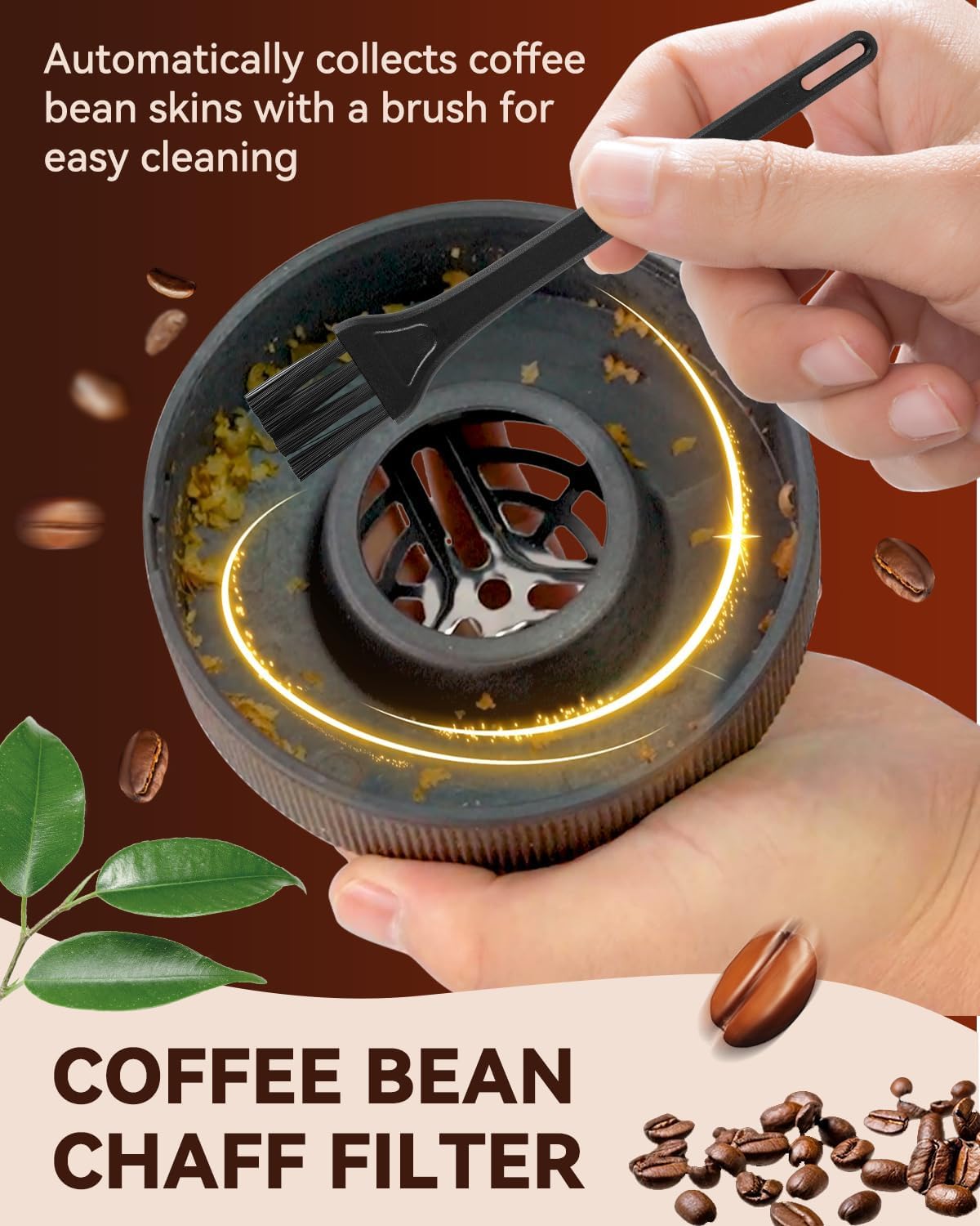 YUCHENGTECH Torréfacteur Café à Air Chaud 100g 2000W | Torréfacteur de Café Torréfacteur de Grain de Café Température et Durée Réglables avec Fonction de Refroidissement