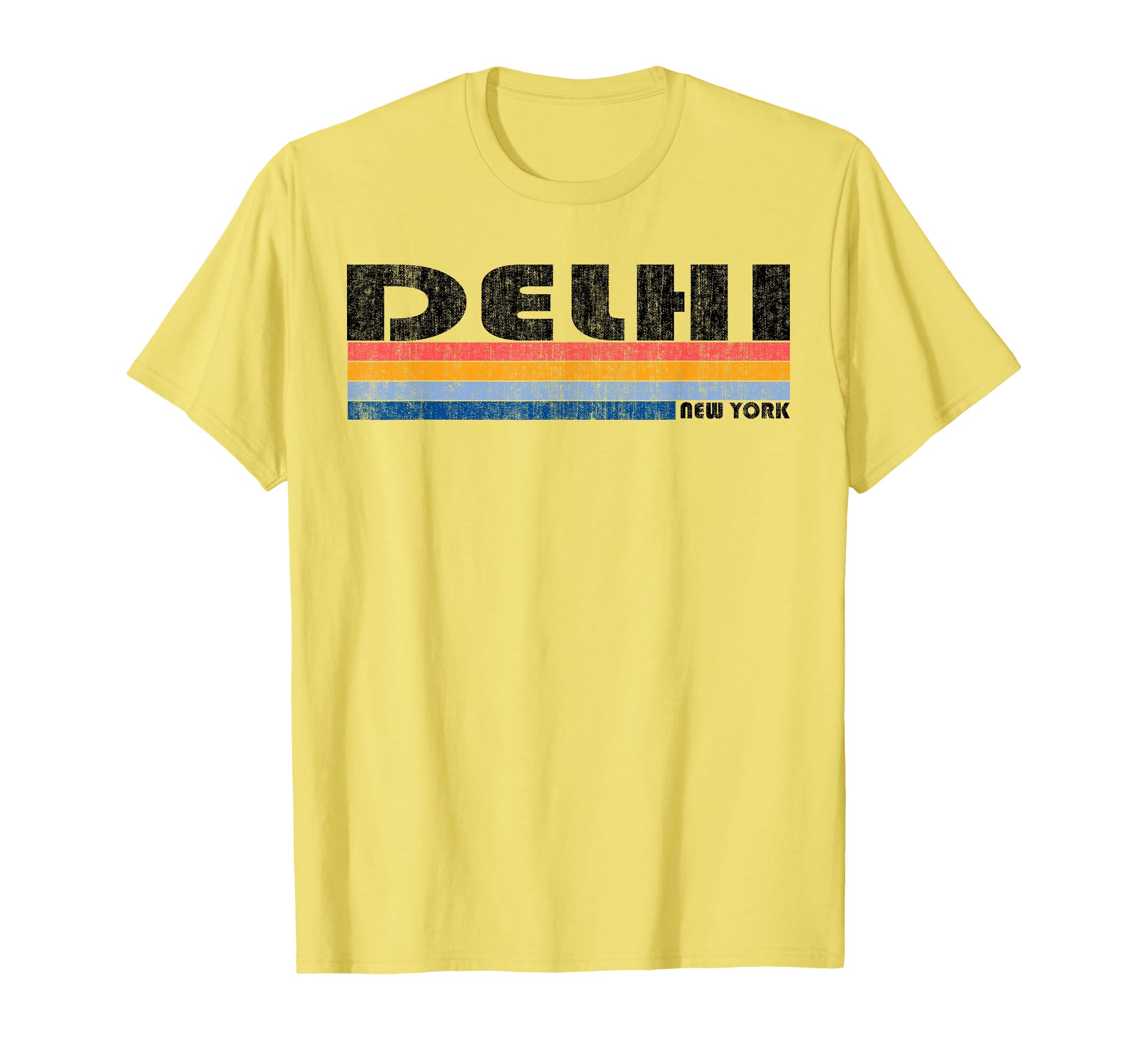 Vintage 1980s Style Delhi NY T Shirt T-Shirt