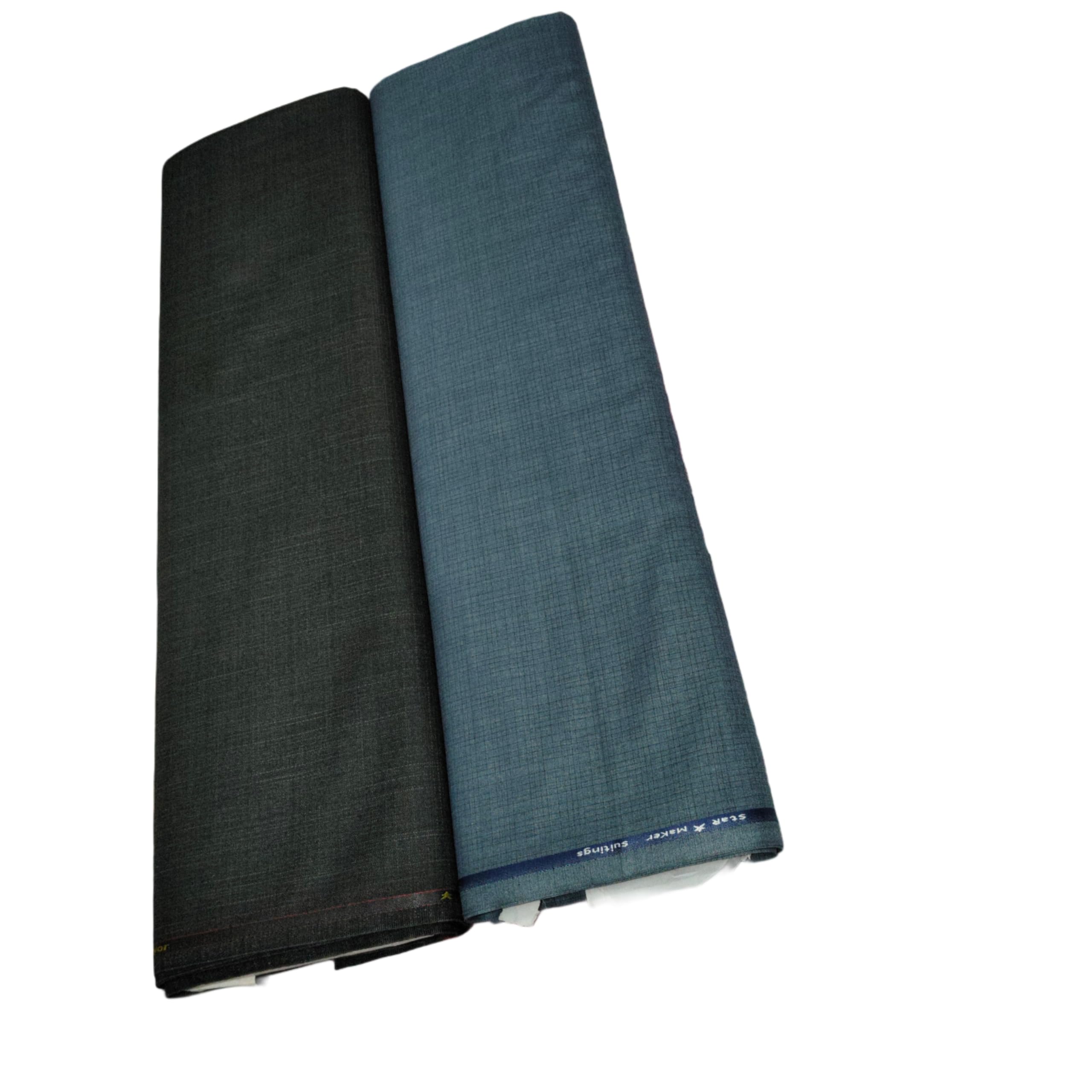 Unstitched Cotton Blend Trouser Fabric, Checked Woven Design, 1.20 x 1.47 Metres Each, Pack of 2-picture-25