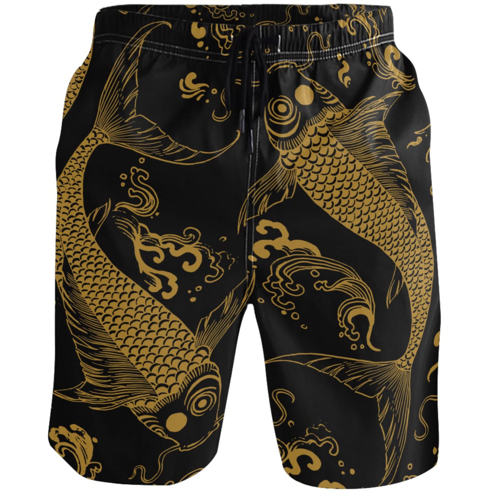 Men's Novelty Beach Shorts Quick Dry Swimwear Sports Running Swim Board Shorts Bathing Suits Mesh Lining-image-42