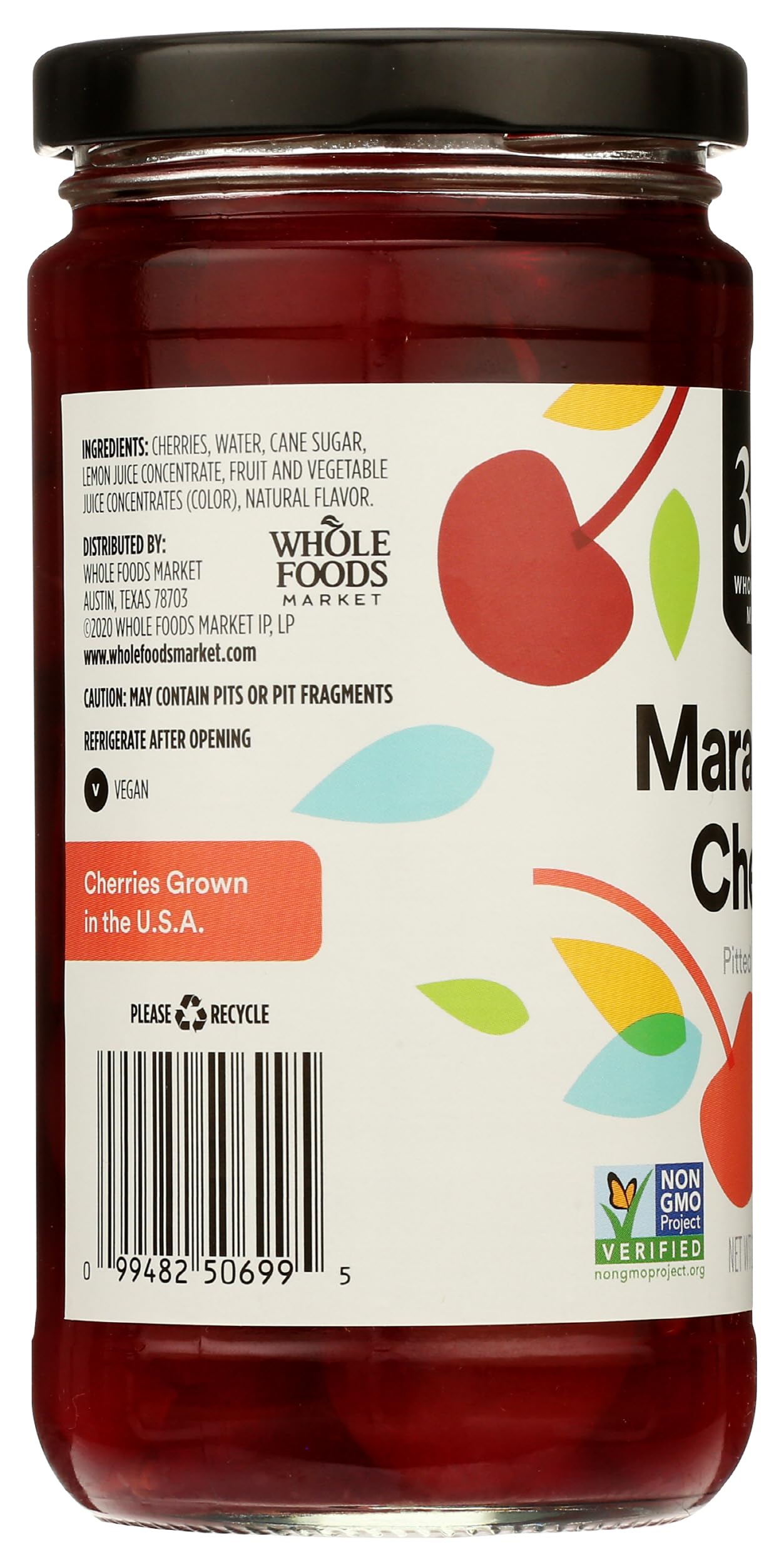 365 by Whole Foods Market, Maraschino Cherries, 13.5 Ounce