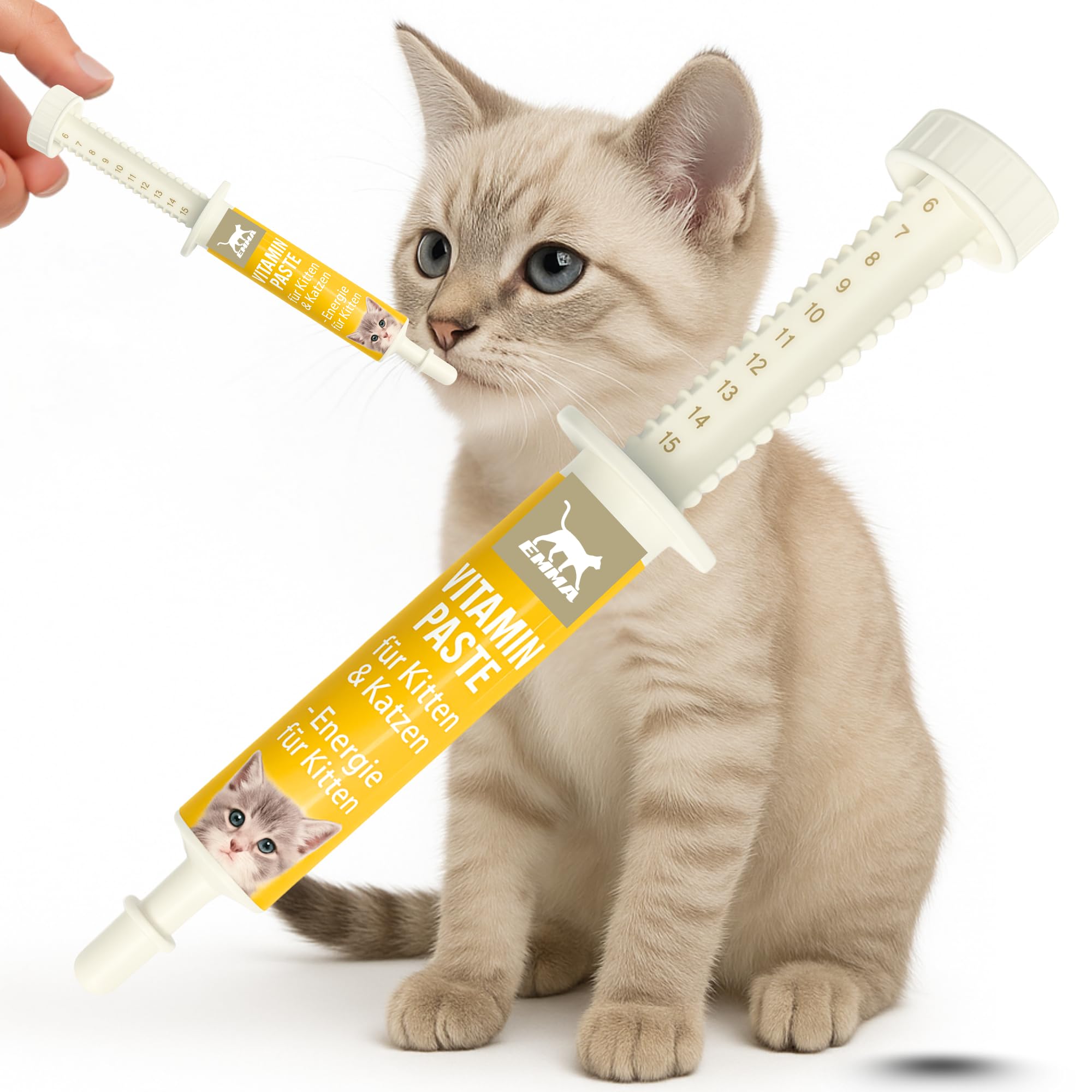 Gatos Multivitaminas I Pasta de vitaminas para Gatos 15ml I Complejo vitamínico B I Vitaminas B con Vitamina A D C Energía para Gatitos Mayores Refuerzo vitamínico Fortalecer el Sistema inmunológico