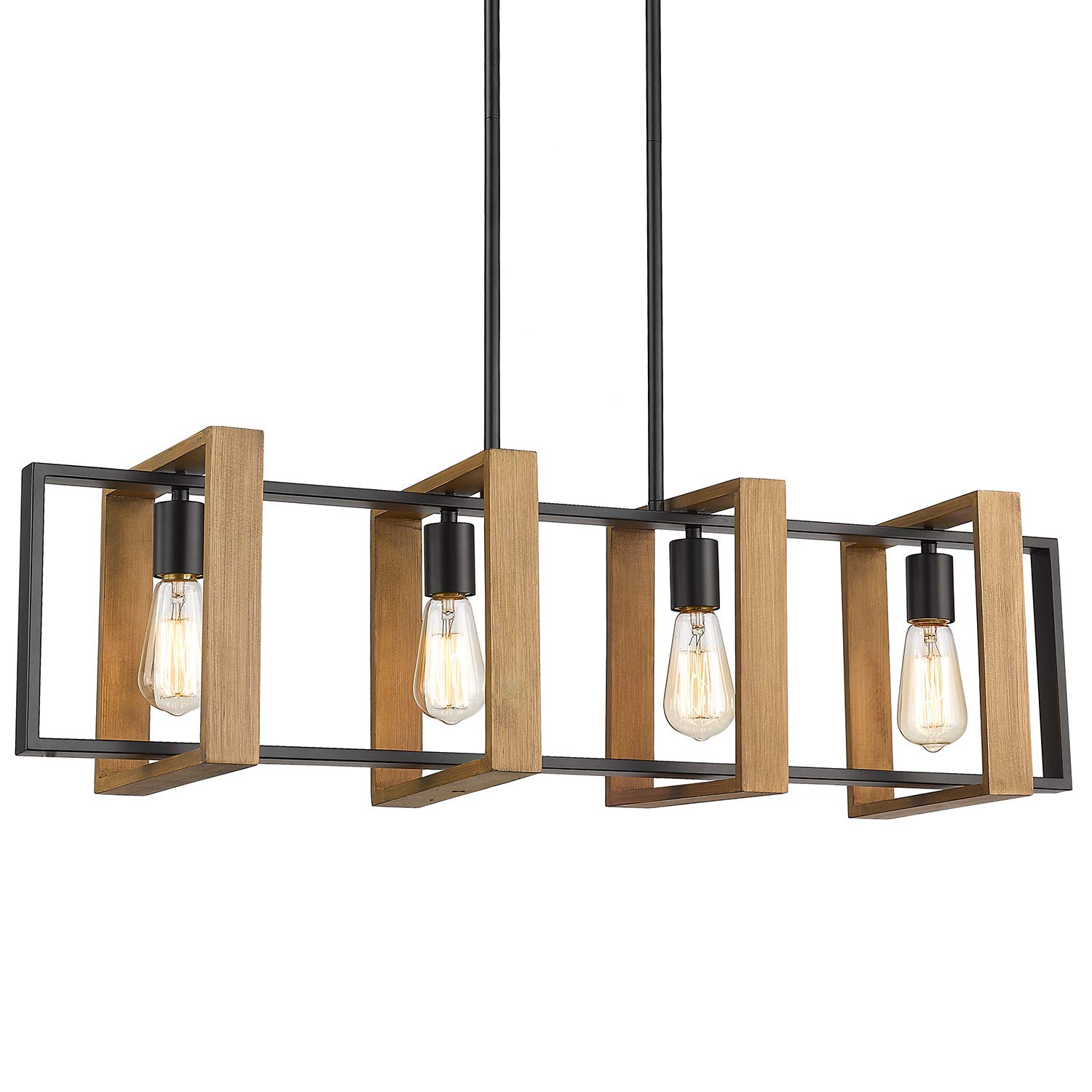 Buy Ken & Ricky 36 inch Farmhouse Chandelier, Rustic Dining Room Light