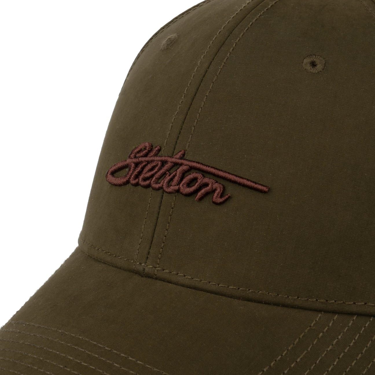 Stetson Czapka Waxed Cotton WRKobiety/Mężczyźni - z daszkiem bawełniana baseball cap Metalowa sprzączka, daszkiem, Jesień Lato Wiosna Zima